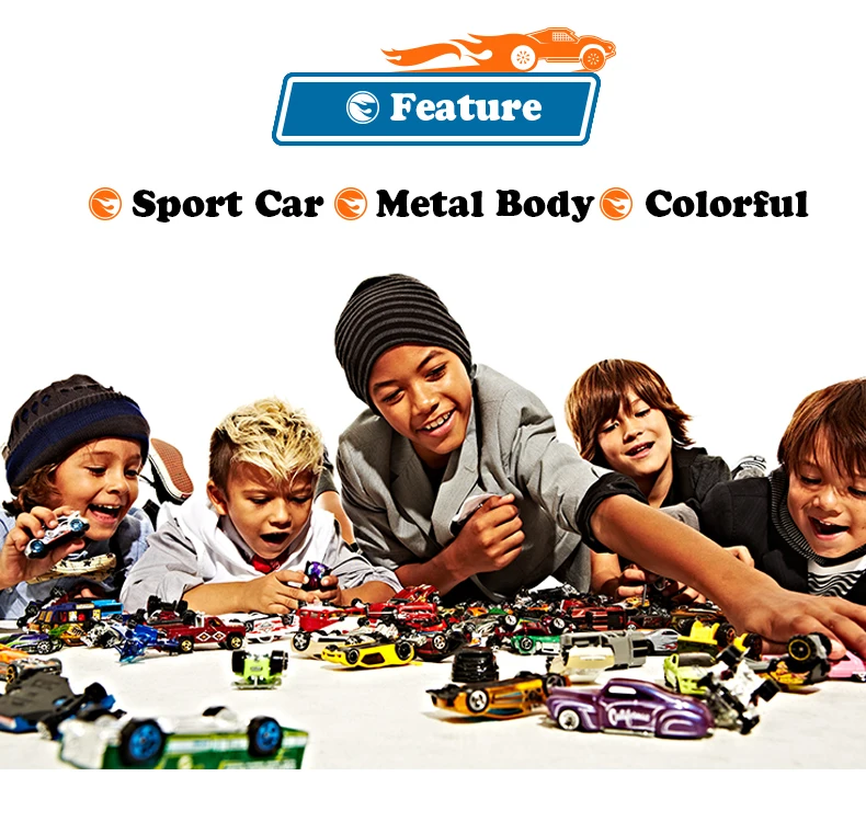 Hotwheels Металлический Игрушечный Автомобиль 1: 64 сплава спортивный автомобиль коллекция 5 шт./кор. Новое поступление горячие колеса игрушка для Детский подарок 1806 костюм для подсвечивания грузовиков