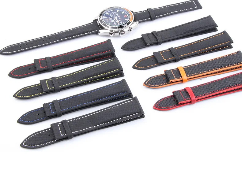 19 мм, 20 мм, 21 мм, 22 мм, мужские часы, браслет для Tudor Bay, Omega, Seamaster, скоростной, планета, океан, 600, ремешок, холщовые, нейлоновые Ремешки для наручных часов