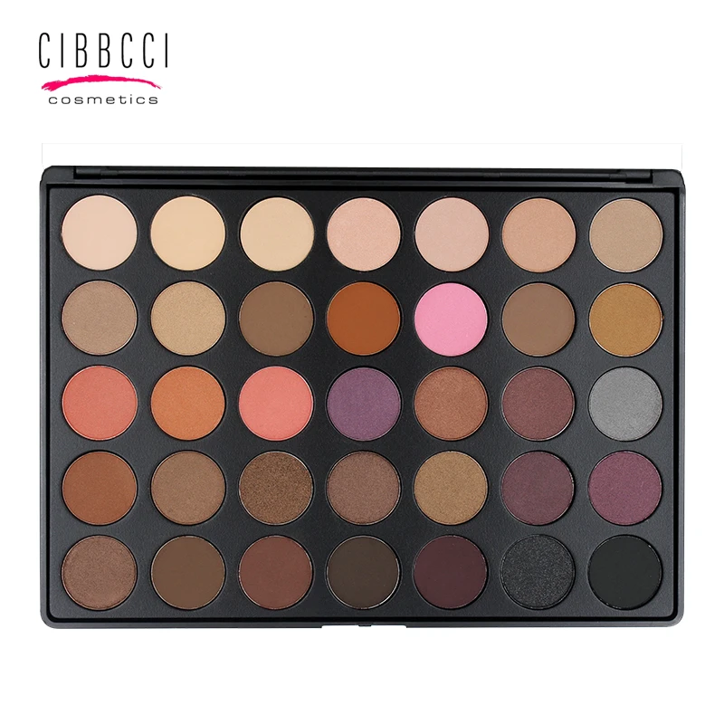 35 цветов Палитра теней для век Earth Natural Shimmer Brand CIBBCCI Matte beauty Eyes Makeup Eye shadow Cosmetics 6