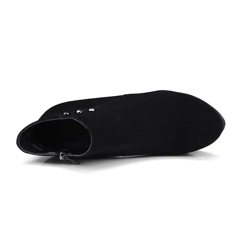 Smirnova/2018 г. новые модные детские замша ботильоны в необычном стиле Обувь на