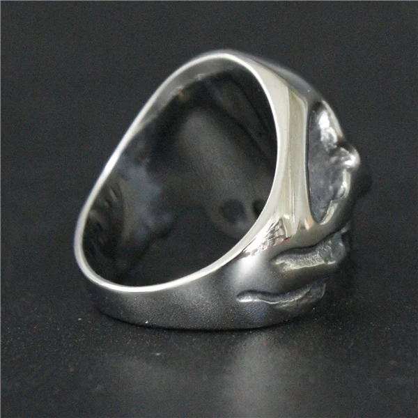 Новое модное кольцо с черепами Love Eyes 316L мужское из нержавеющей стали Крутое для