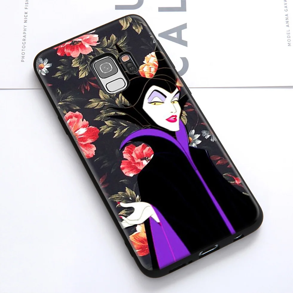 WEBBEDEPP Witch Maleficent Soft Case for Samsung Galaxy S10 S10e S9 S8 Plus S7 S6 Edge &amp J6 2018 Note 10 9 8 |