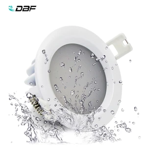 DBF IP65 Водонепроницаемый светодиодный светильник, 5 Вт 7 Вт 9 Вт 12 Вт 15 Вт, Светодиодный точечный светильник для ванной комнаты, встраиваемый потолочный светильник, AC 110 В 220 В