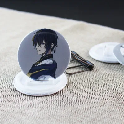 12 видов Touken Ranbu онлайн фигурка модель брошь заколки круглые Жесть значок для