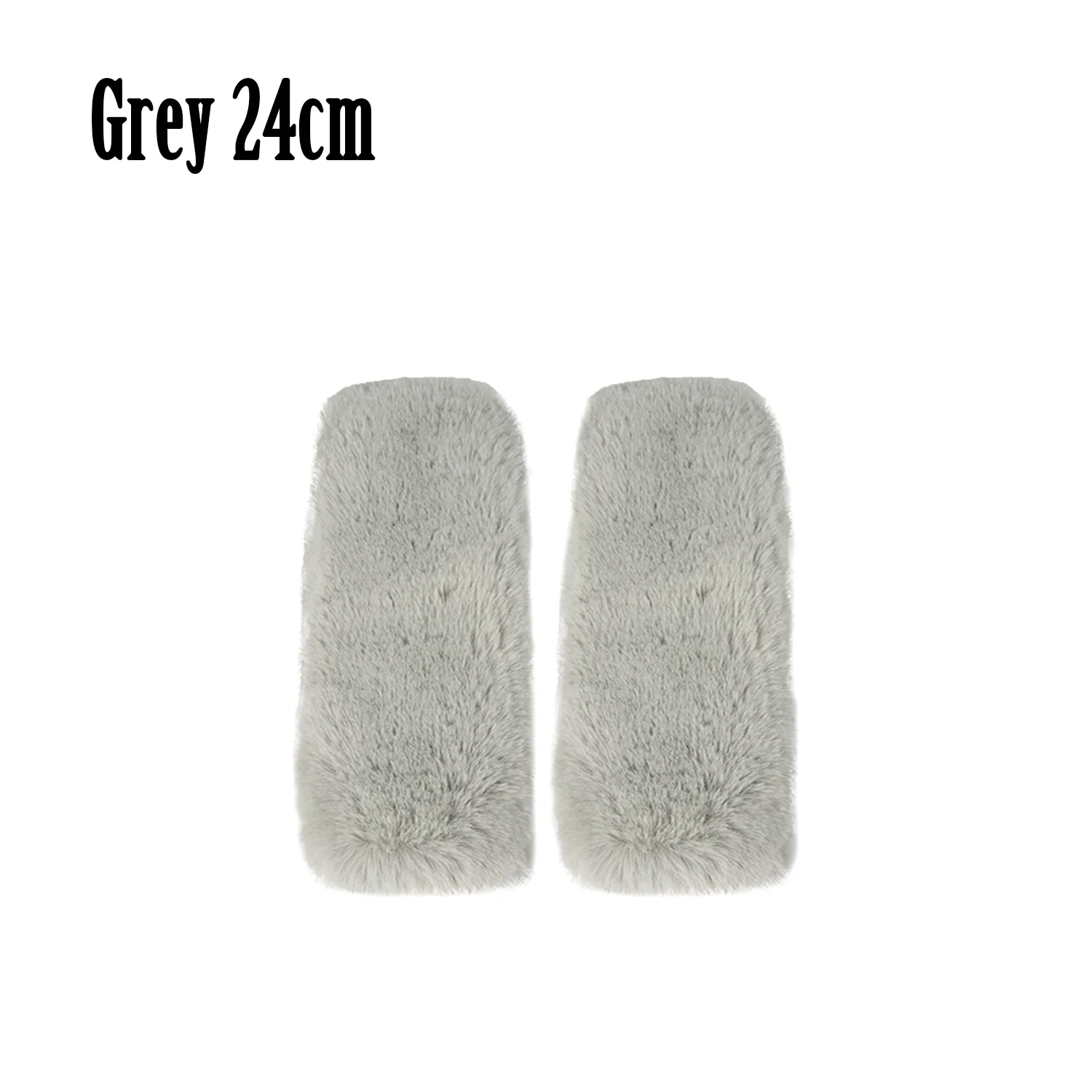 Grey 24cm Новинка, универсальная меховая застежка на липучке, чехол с кабелем для кожаной веревки, ручка для O Bag, женская сумка на плечо Obag - Цвет: Grey 24cm