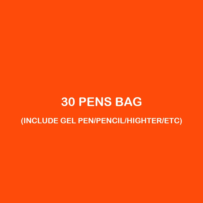 Супер Scabooking пакет васи лента Липкие заметки проводка ручка - Цвет: PEN 30PCS