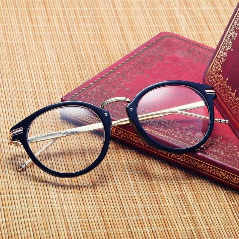 Очки кошачий глаз унисекс пластиковые металлические женские/мужские очки