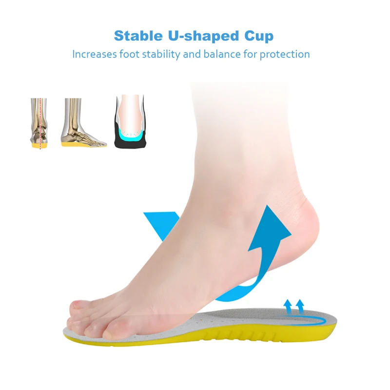 Полиуретановые спортивные стельки Soumit для женщин и мужчин амортизирующие