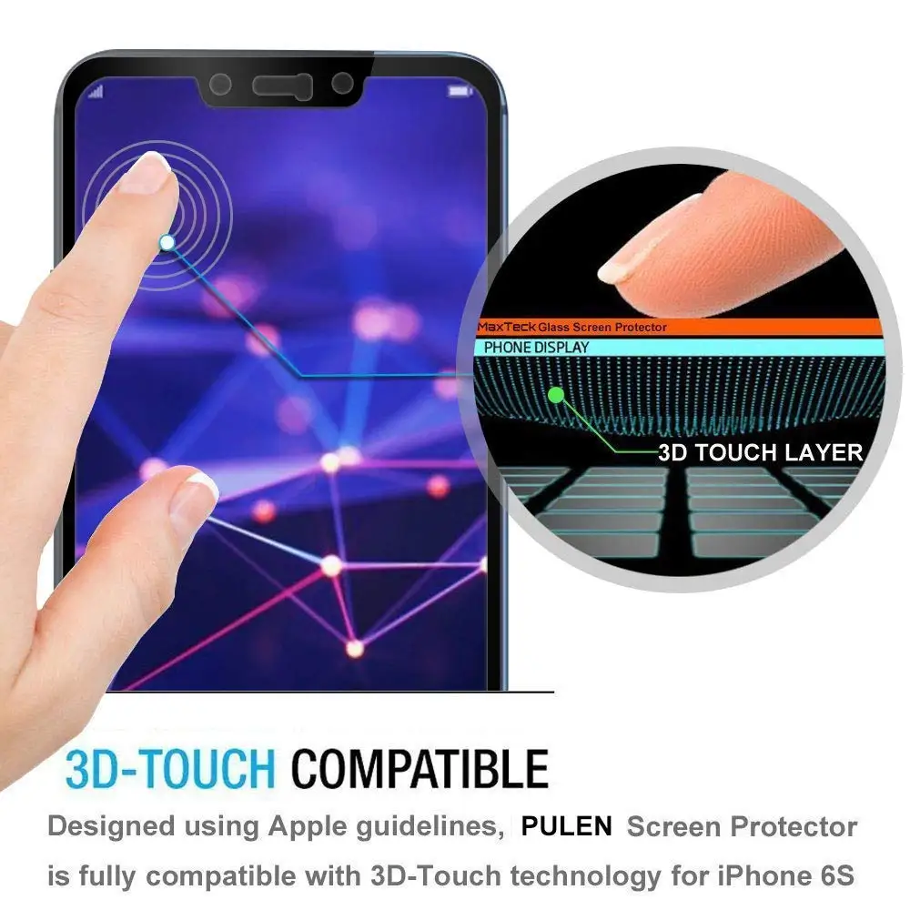 19D изогнутое полное покрытие закаленное стекло для Huawei Nova 3 3i 3E 4 4E защита экрана Y7