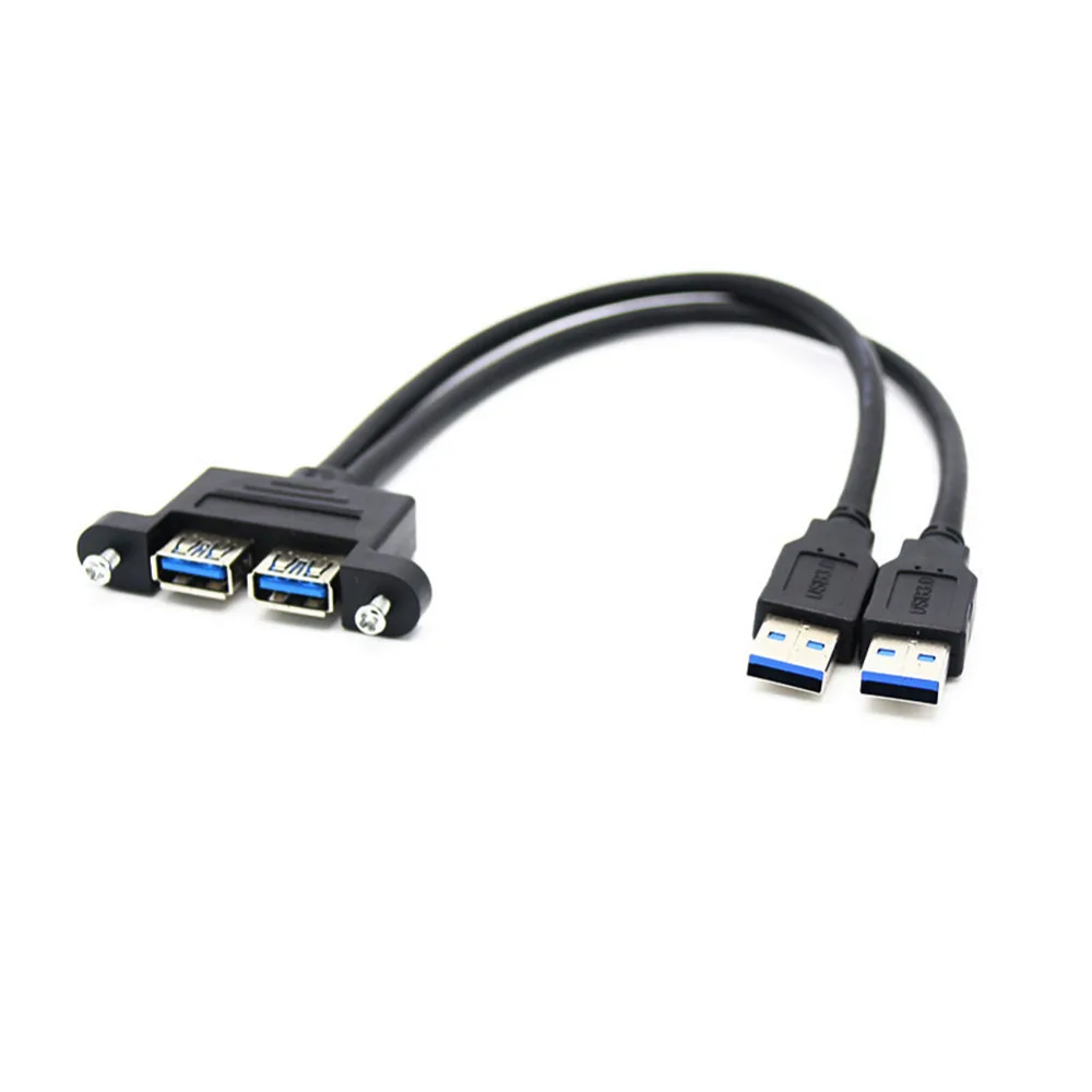 Два комбинированных Удлинителя USB 3 0 с разъемом винтовой панелью | Компьютеры и