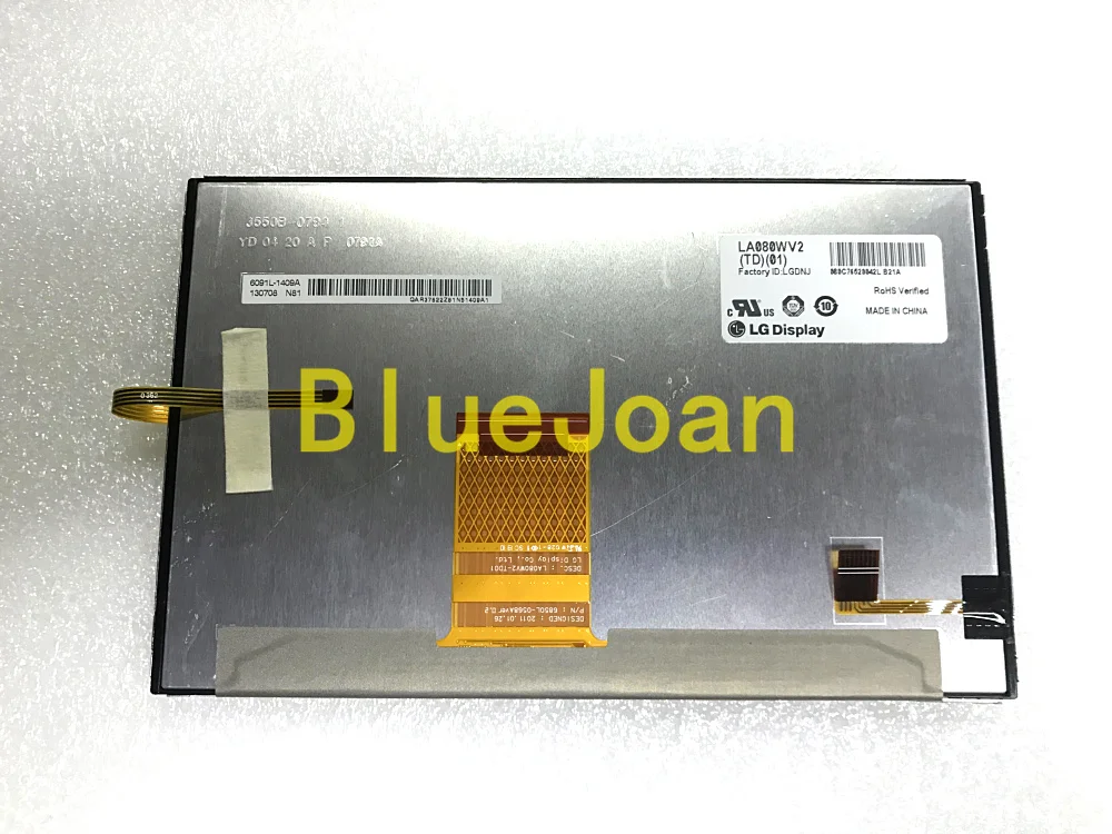 LA080WV2 8 0 &quotTFT LCD дигитайзер LA080WV2(TD)(01) сенсорный экран для Toyotta Highlander (2014 2015) RAV4