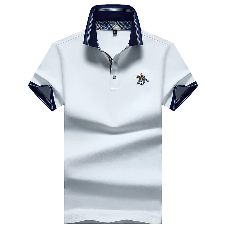 

MOGU Solid Polo Shirt Men Fashion Pure Color Men's Polo Shirt High Quality 2017 Summer New Men Brand Polo Asian Size Polos Men