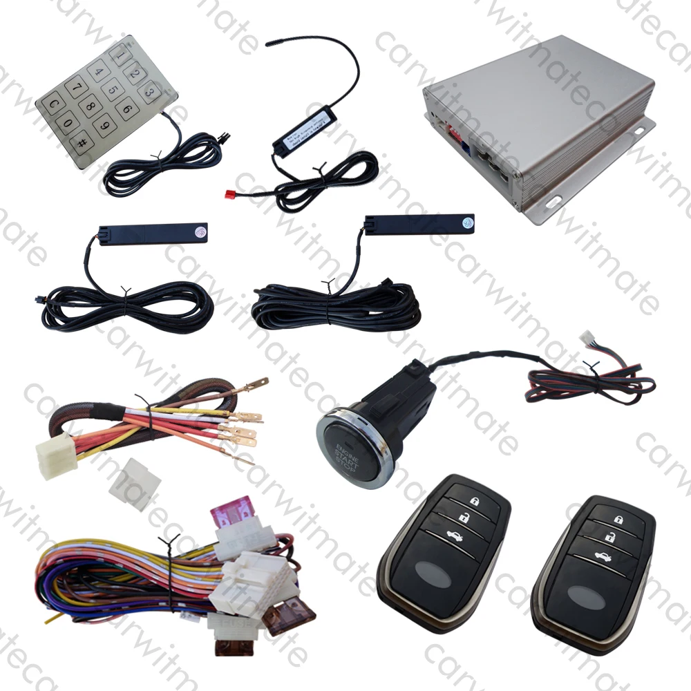 Умный ключ PKE Автомобильная сигнализация пассивная бесключевая кнопка входа