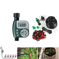diy micro irrigation drip system plant self automatic watering timer garden hose kits with adjustable dripper