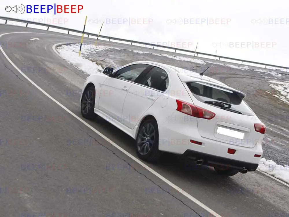 Спойлер для Mitsubishi Lancer X Sportback 2008-ABS пластик спортивный стиль Стайлинг автомобиля