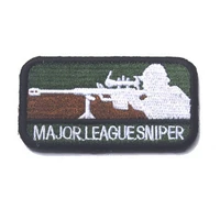 sniper major league embroidery patches magic stickers for hat clothes