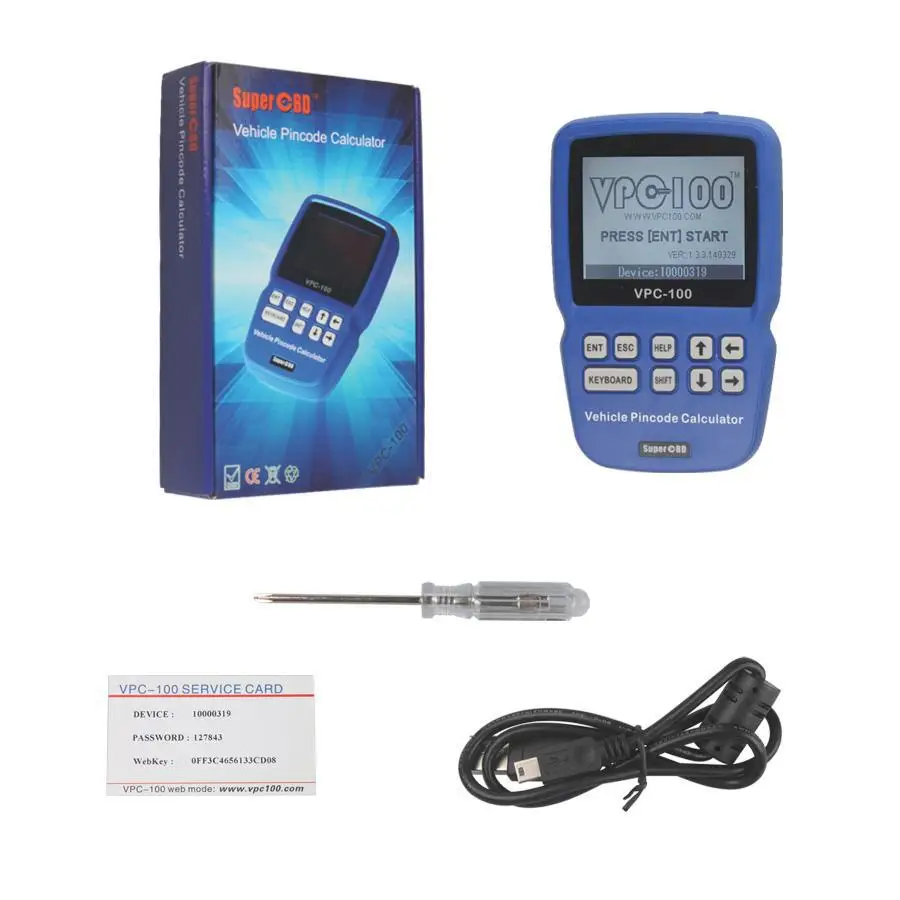 VPC-100 Pin Code Calculator |