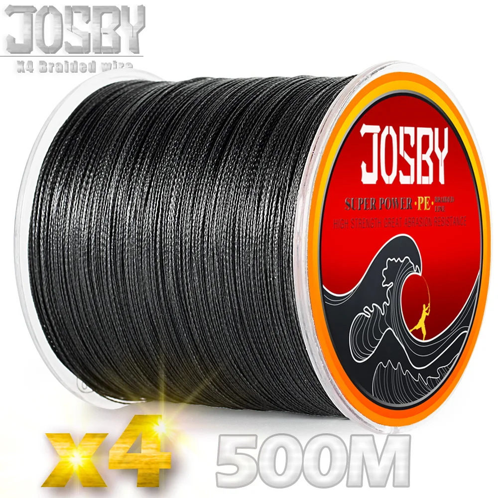 4 нити 500 м PE плетеная рыболовная леска tresse peche соленая Улучшенный Экстремальный