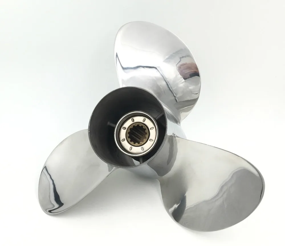 

10 1/2x13 for 25HP-70HP for NISSAN Outboard STAINLESS STEEL Propeller Set Motors boat NISSAN accessories marine