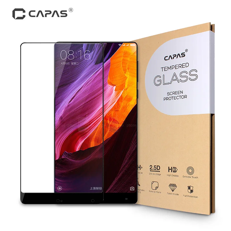 Закаленное стекло для Xiaomi Mi Mix защита экрана оригинальные capas почти полное