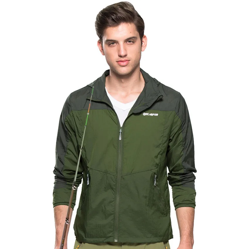 Мужские летние быстросохнущие дышащие куртки для спорта на открытом воздухе