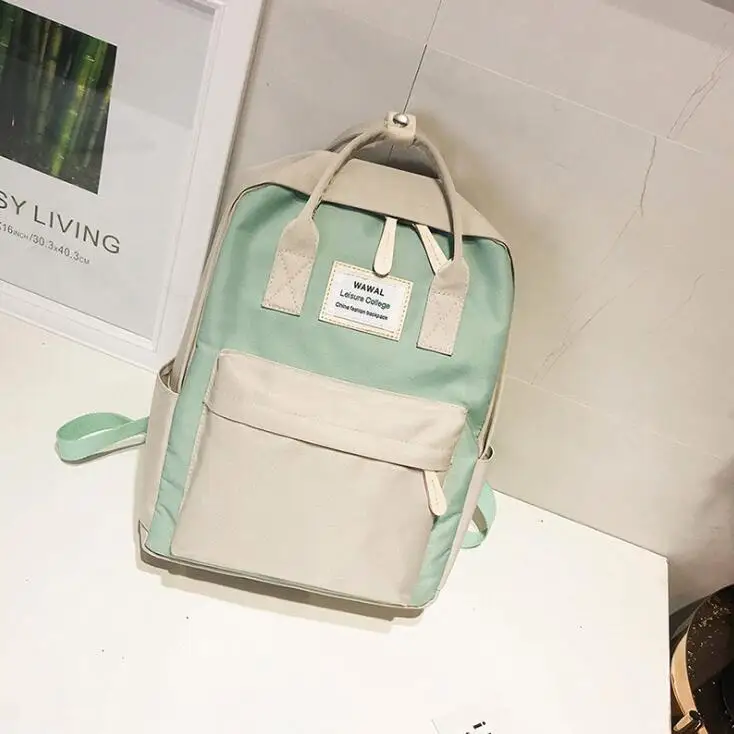 Кампус Женский Рюкзак Школьная Сумка для подростков колледж холст женский