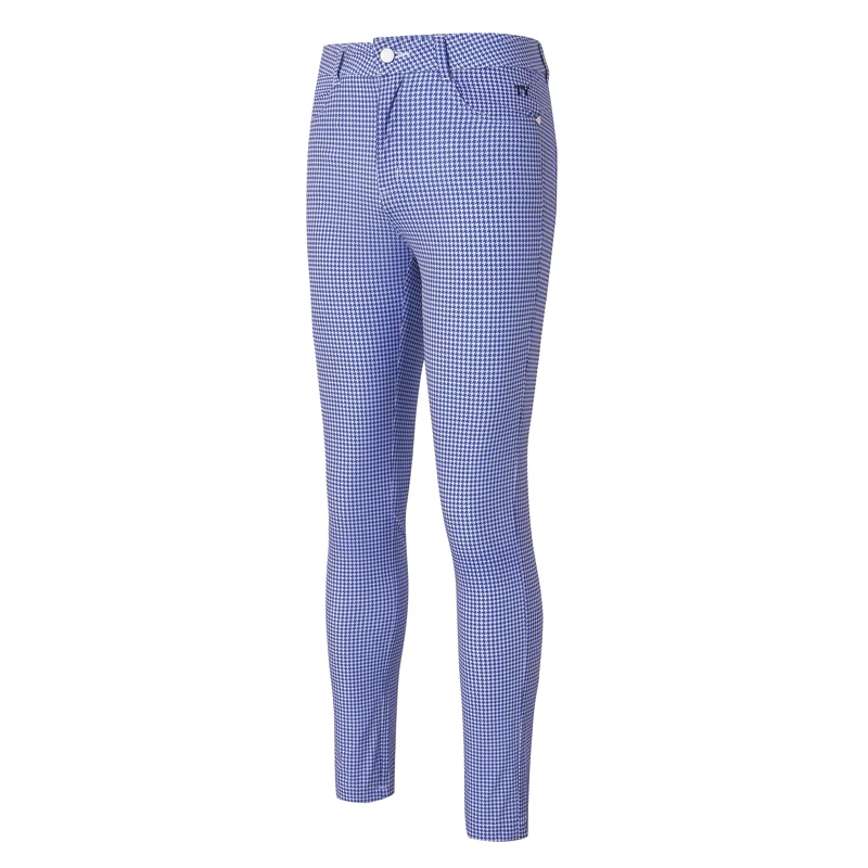 

Golf Pants Women's Trousers Spring Summer Pants High-elastic Slim Pants Sport Wear Houndstooth Long Pants High Quality