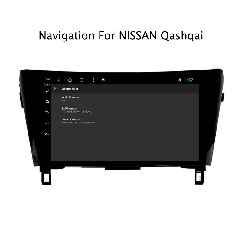 NAVITOPIA 10 1 дюймов 2 Гб ОЗУ 32 ПЗУ Android 8 автомобильный DVD GPS навигатор для Nissan Qashqai X-Trail