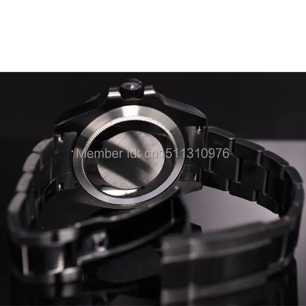 Parnis светящийся PVD GMT винтажный сапфировое стекло автоматический механизм мужские