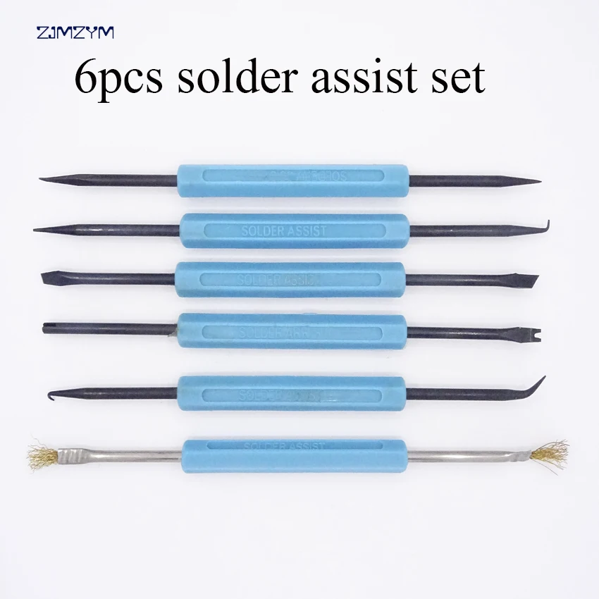 6 in 1 Steel Solder Assist BGA PCB Repair Tool Set Precision Electronic Components Welding Grinding Cleaning | Инструменты