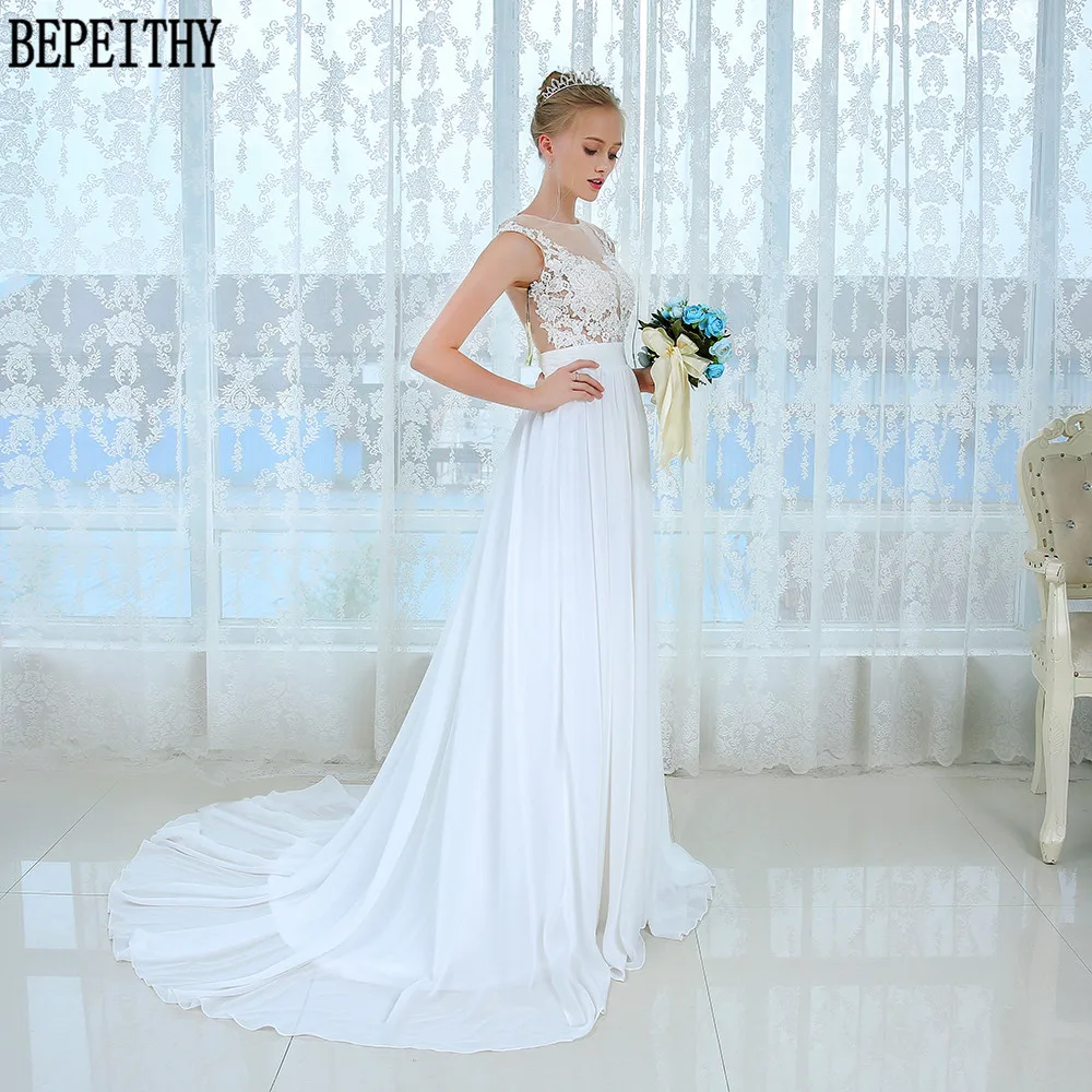 Женское длинное вечернее платье BEPEITHY шифоновое с разрезом официальное 2019|robe de