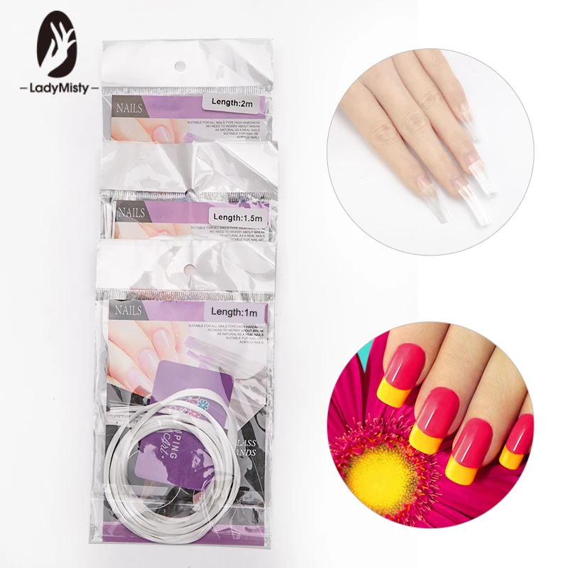 Профессиональная форма для наращивания ногтей из стекловолокна 1 м/1 5 м/2 м