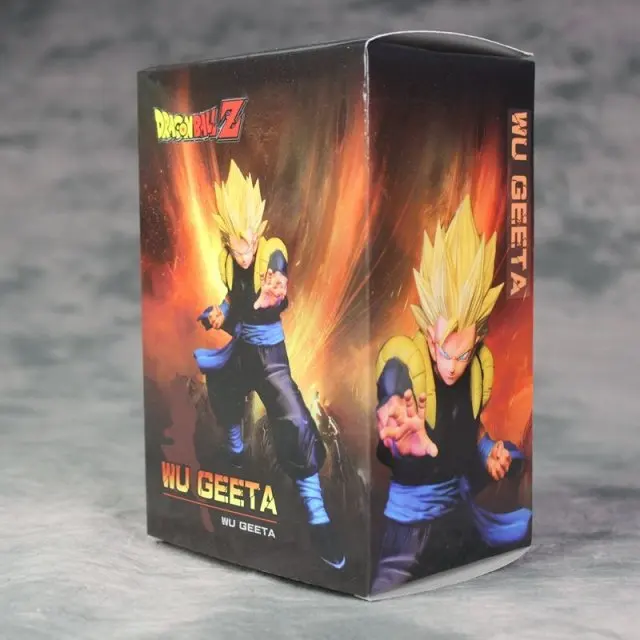 with retail box 18-20 см Dragon Ball Z Burdock WU GEETA аниме фигурка ПВХ Новая коллекция Коллекция игрушечных фигурок для рождественского подарка - Цвет: with retail box