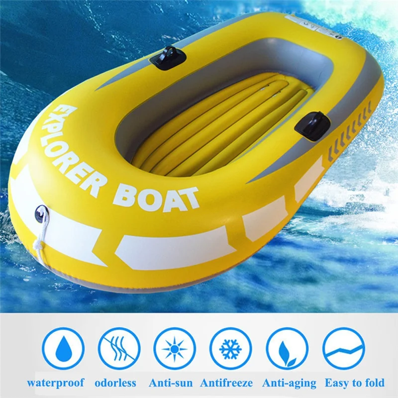 

Thick Wear-resistant Inflatable Kayak Canoe 1/2 Person Fishing Drifting Diving Swimming Water Sports Inflatable Boat Kayak Canoe