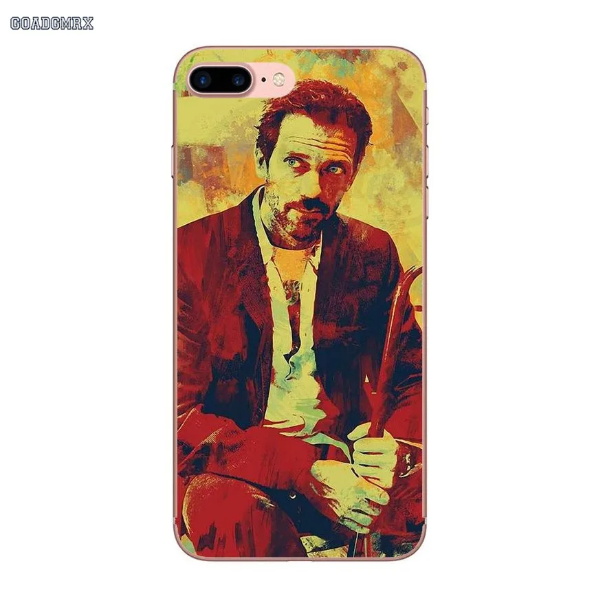 Dr House ТВ мягкие прозрачные чехлы для iPhone 6 6S 7 8 Plus X XS MAX XR 4 4S 5 5S SE 5C - Цвет: image 9
