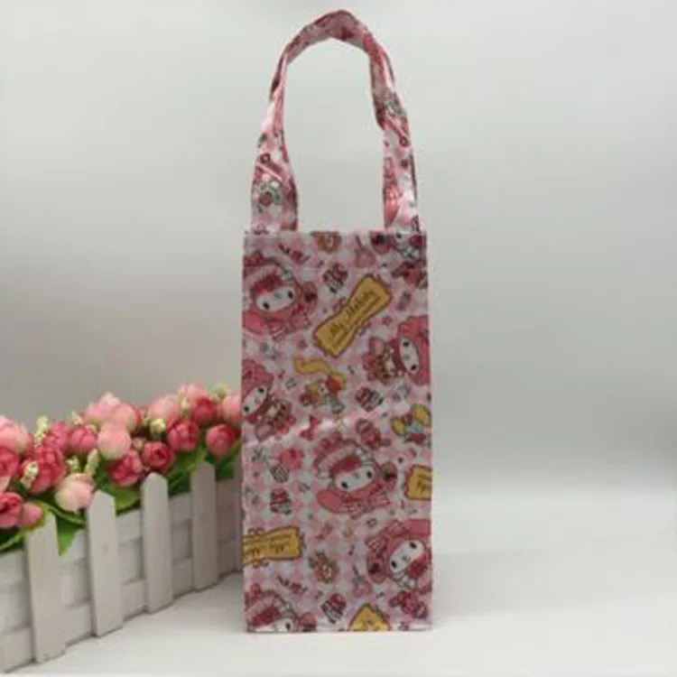 Новая Большая Ручная Сумка kt с рисунком из мультфильма милая сумка для вина