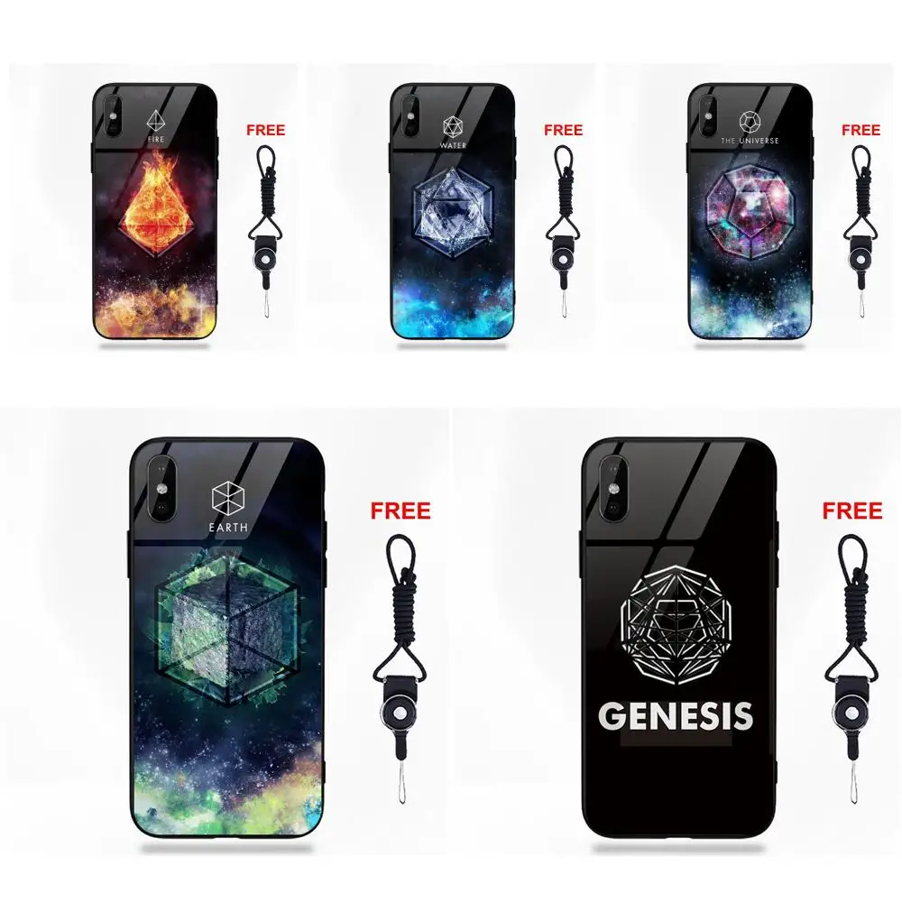 Мягкий ТПУ чехол + закаленное стекло чехлы обложки для Apple iPhone 5 5C 5S SE 6 S 7 8 Plus X XS Max XR