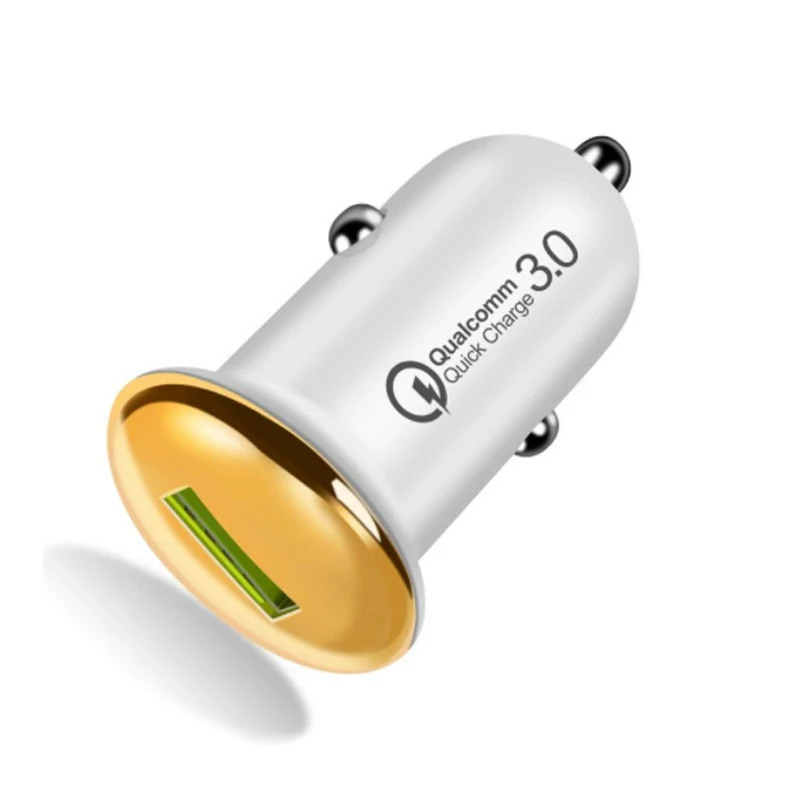 Универсальное автомобильное зарядное устройство QC3.0 2 0 быстрое с usb портом в