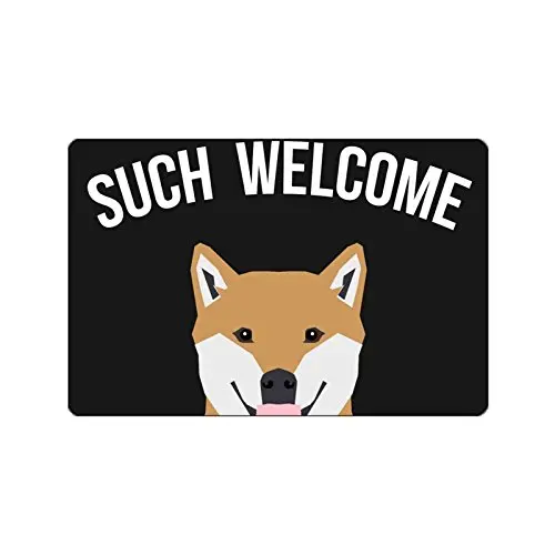 CHARMHOME двери коврики декоративные собаки дверной коврик Shiba Inu Doge изготовленный на