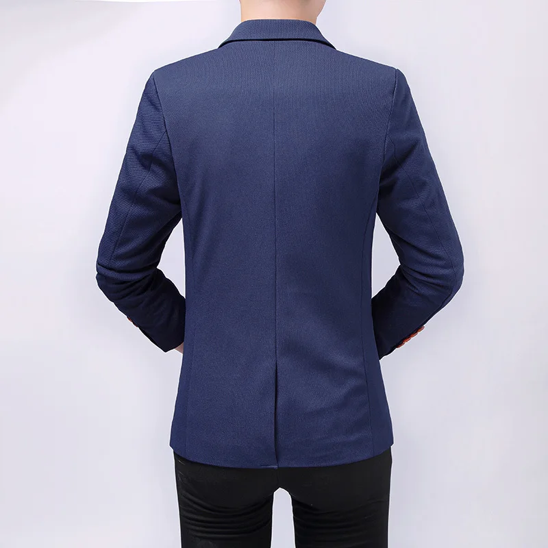 2017 Весна и осень Новый мужской s одна застежка Повседневный приталенный Блейзер