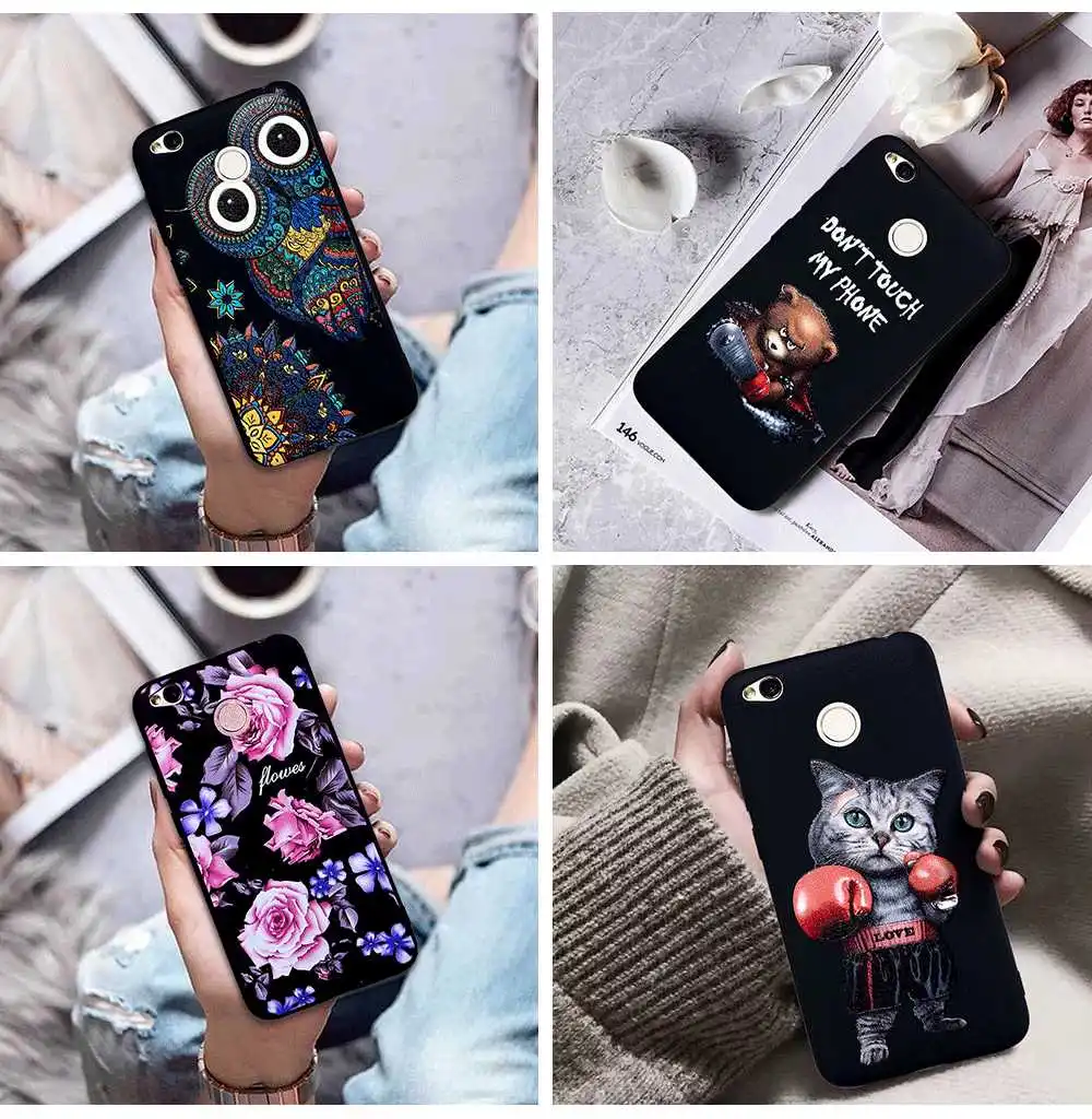 Модный чехол Mokoemi из ТПУ с рисунком 5," для Xiaomi Redmi 4X, чехол для Xiaomi Redmi 4X, чехол для телефона