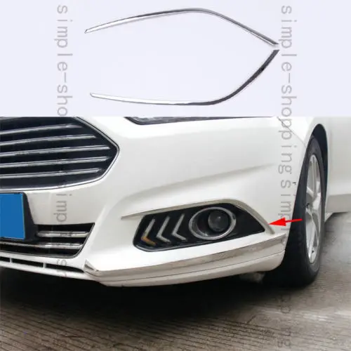

2 шт. стальные передние противотуманные фары для Ford Fusion Mondeo 2013-15