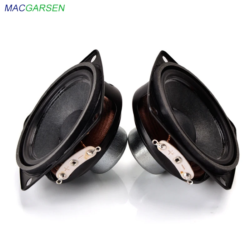 MACGARSEN 2 шт. Полнодиапазонный динамик 8 Ом 10 Вт HiFi портативный s 57 мм ремонт Саундбар