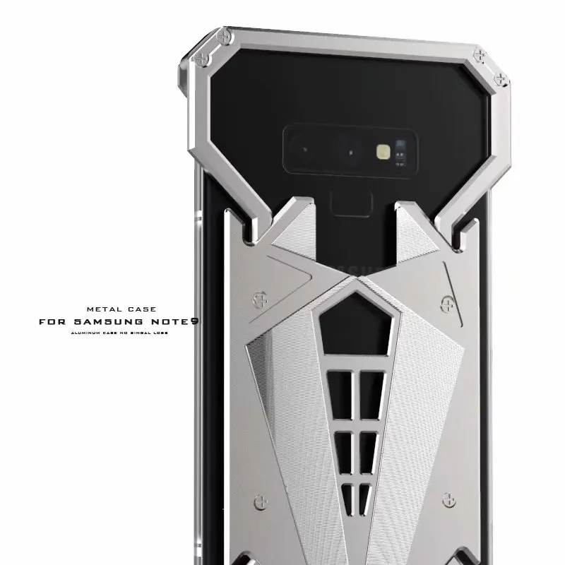 Hot Luxury Shockproof Aluminum Metal Armor Ring Case For Samsung Galaxy Note 9 8 S9 Plus Aluminium Bumper Frame Cover | Мобильные