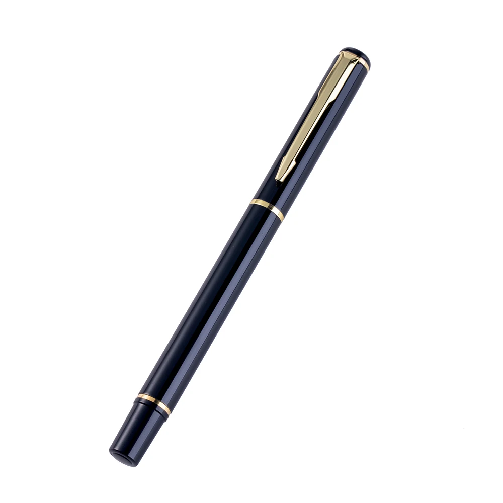Bright black gold 1 шт. Новая металлическая шариковая ручка, гелевая ручка, школьные принадлежности, офисные подарки, деловая ручка - Цвет: Bright black gold