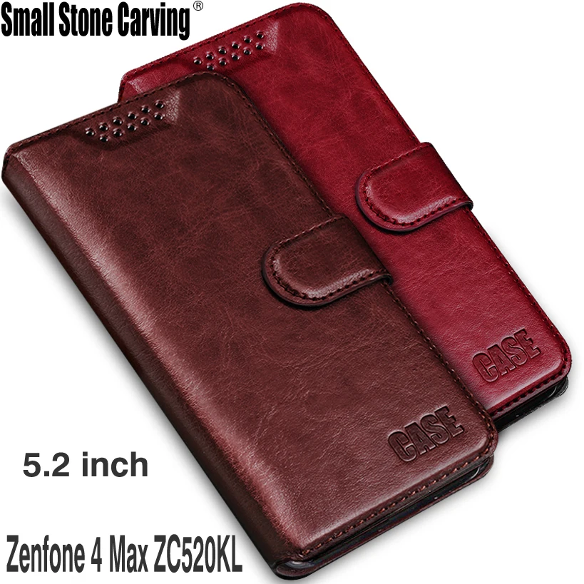 Phone Case For Asus Zenfone 4 Max ZC520KL wallet Leather Flip Cover case sillion capa MAX | Мобильные телефоны и