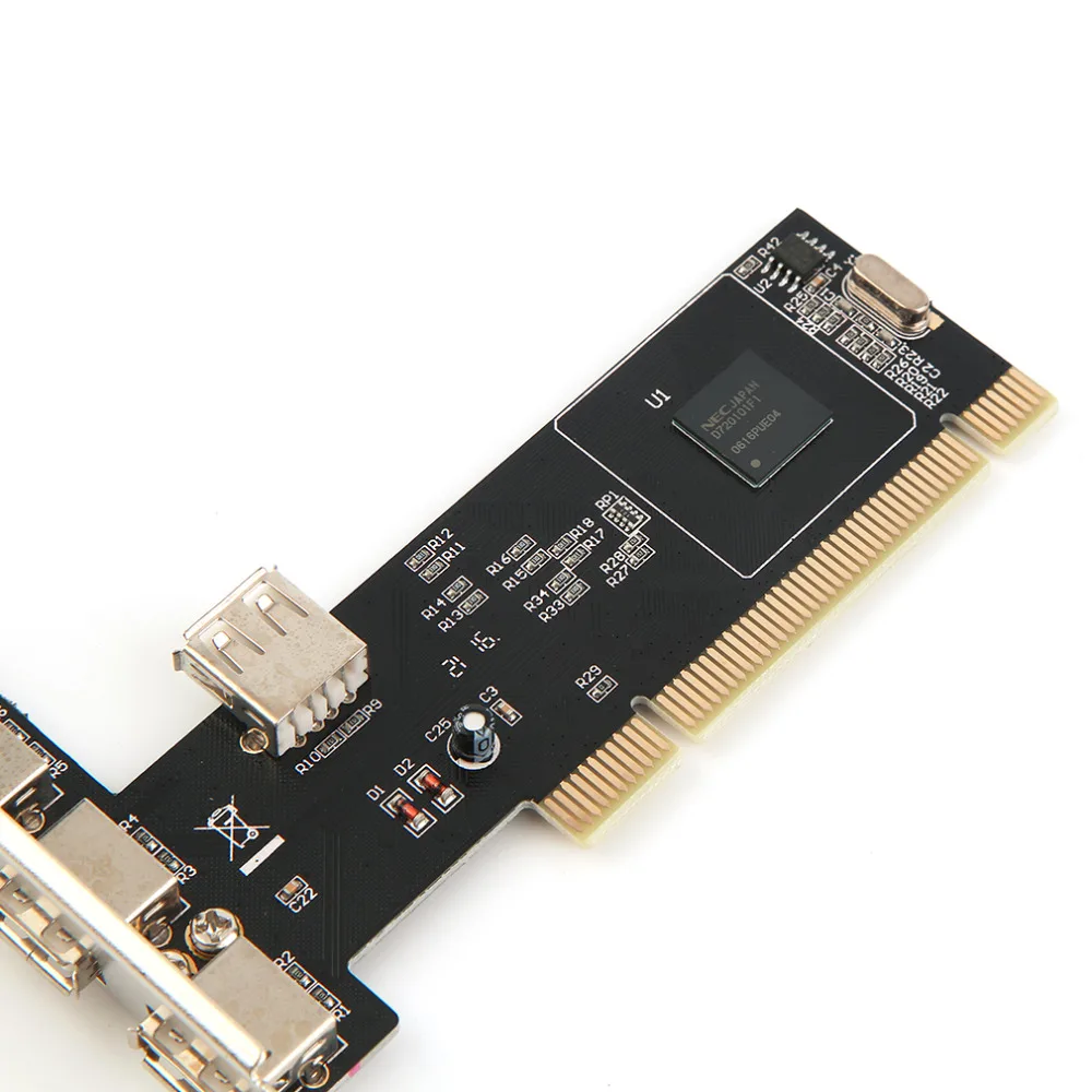4 внешних USB 2 0 порта + 1 Внутренний порт PCI карты контроллер адаптер конвертер для
