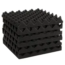 Новые 6 шт 30X30X4 см звукоизоляционные акустические пенные плитки звукопоглощающие звукоизоляционные плитки для студии комнаты