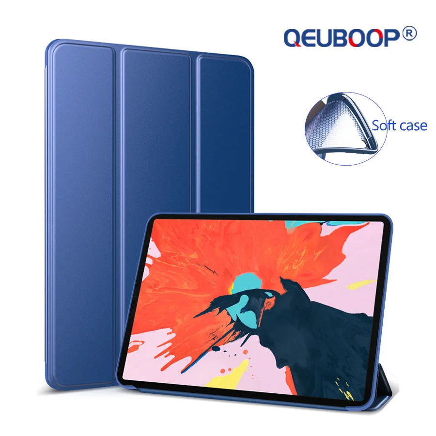 Для apple iPad pro 11 Флип pu кожаный чехол для дюймов силиконовый мягкий планшета ПК