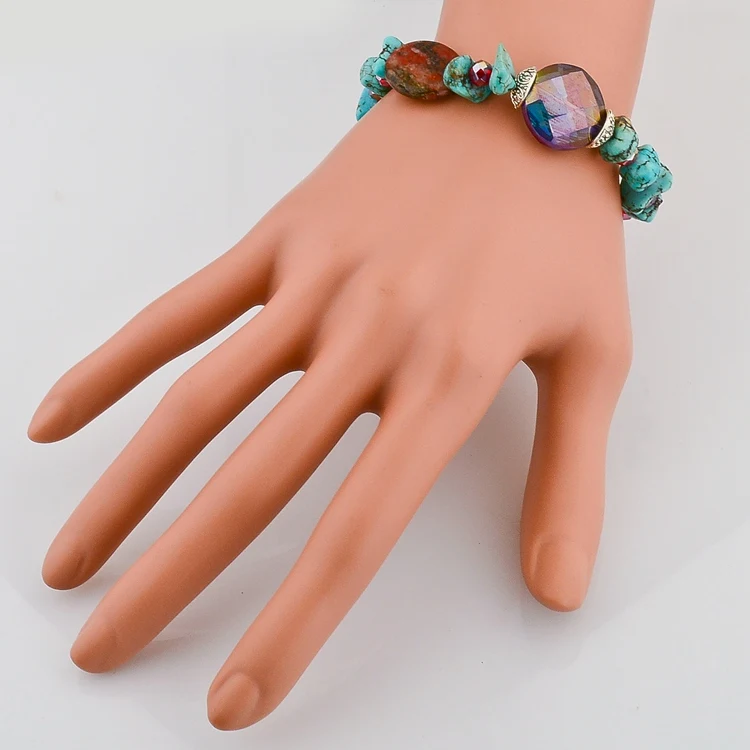 CHICVIE натуральный камень искусственное очарование для женщин девушек браслеты с